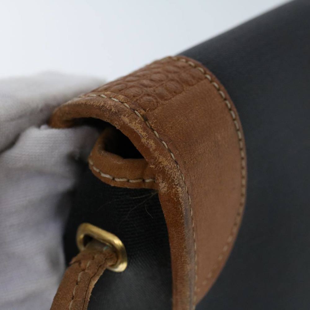 Christian Dior Shoulder Bag Leather Black Auth ep1698 - Picture 7 of 16